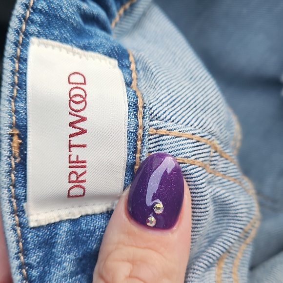 Driftwood Lace Up Jeans Women Size 32 NWT - Picture 9 of 11